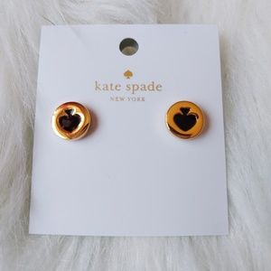Kate Spade Gold and Black Studs